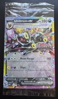 Umbreon ex 060/131 Prismatic Evolutions Stamped Promo Sealed Pokemon TCG NM - Image 1