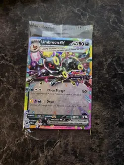 Pokemon TCG Umbreon EX 060/131 Prismatic Evolutions STAMPED Promo SEALED - Image 3