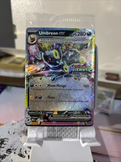 Pokemon TCG: Umbreon Ex Stamped Prismatic Evolutions Promo Sealed 060/131 - Image 1
