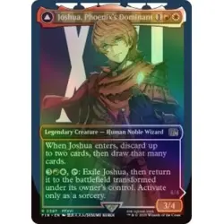 FOIL JOSHUA, PHOENIX'S DOMINANT (BORDERLESS) Final Fantasy FIN Magic MTG CARD - Image 1