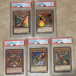 SET 5 2015 Yu-Gi-Oh YGLD Exodia Deck ENA 17 18 19 20 21 ALL GRADED PSA 8 7 - Image 1