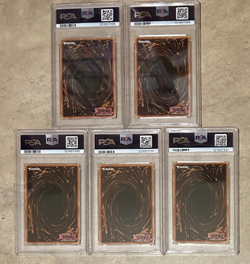 SET 5 2015 Yu-Gi-Oh YGLD Exodia Deck ENA 17 18 19 20 21 ALL GRADED PSA 8 7 - Image 2