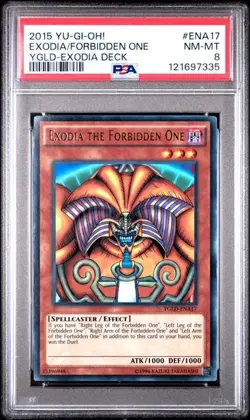 SET 5 2015 Yu-Gi-Oh YGLD Exodia Deck ENA 17 18 19 20 21 ALL GRADED PSA 8 7 - Image 3