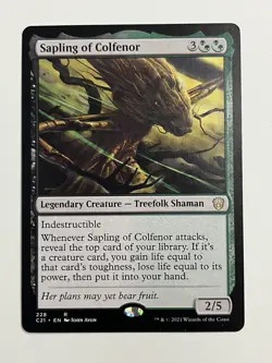 Sapling of Colfenor - Commander 2021 C21 - MTG NM #228 - Image 1