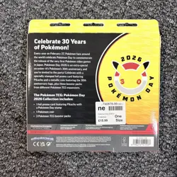 Pokemon TCG: Pokemon Day 2026 Collection box | 30th Anniversary | New & In Hand - Image 3