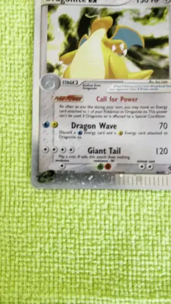 Pokemon TCG Dragonite EX Vintage Holo Rare Card 90/97 2003 Dragon - Image 2