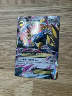 Pokemon Card - Mega M Metagross EX Ultra Rare XY35 Shiny Black Star Promo NM LP - Image 3