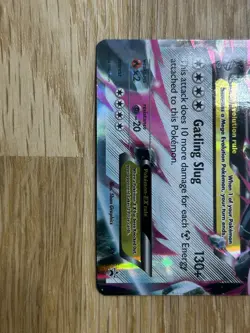 Pokemon Card - Mega M Metagross EX Ultra Rare XY35 Shiny Black Star Promo NM LP - Image 4