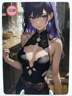 ❤Raiden Goddess Story Waifu Card STUNNING GIRL SSR-028 Waifu Doujin Anime Card - Image 1