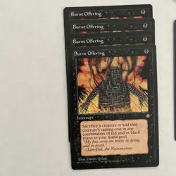 MTG: Vintage Black Ice Age Lot ‘95: 12 Cards Including 3X Demonic Consultation - Image 4