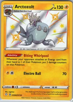 Arctozolt SV046/SV122 Shining Fates: Shiny Vault - Pokemon Card - NM - Image 1