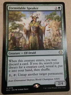 Formidable Speaker - Lorwyn Eclipsed Regular - Mtg - Image 1