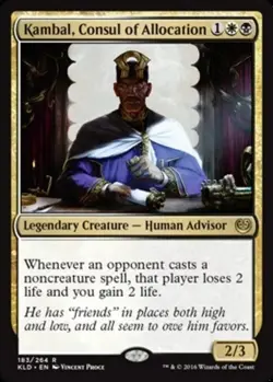 1x Kambal, Consul of Allocation Magic the Gathering MTG NM - Image 1