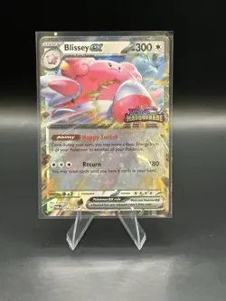 Pokemon TCG Blissey ex 134/167 2024 Twilight Masquerade Stamped Promo Card - LP - Image 1