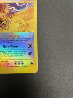 POKEMON SKYRIDGE HO-OH Crystal Rev. Holo 149/144 Secret Rare (Read Description) - Image 3