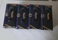 Lot of 4- Pokemon 2025 Fall Mega / S&V Collector Chest Tin Box - Factory Sealed - Image 2