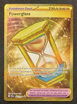 Powerglass 097/064 Sv: Shrouded Fable Holo Hyper Rare Near Mint Gold Pokemon - Image 1