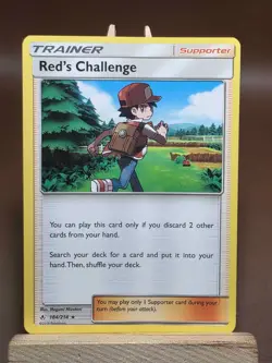 HP Pokemon Red's Challenge Unbroken Bonds 184/214 Deck Exclusives Regular - Image 1