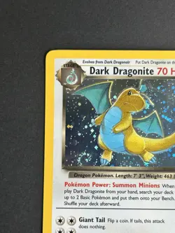 Pokemon TCG Dark Dragonite 5/82 Team Rocket Holo NM SWIRL - Image 4