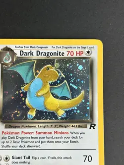 Pokemon TCG Dark Dragonite 5/82 Team Rocket Holo NM SWIRL - Image 5