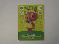 Animal Crossing "Joan, Chops, Pancetti, Gala" Amiibo Villager Cards - Image 4