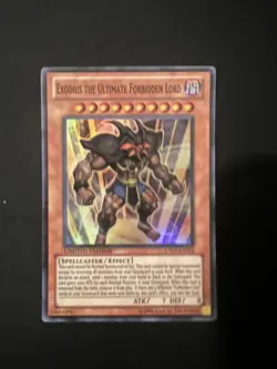 Yugioh Exodius the Ultimate Forbidden Lord CT07-EN024 Super Rare LP - Image 1