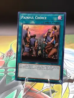 Yu-Gi-Oh! Painful Choice SRL-EN049 25th Super Rare Unlimited NM - Image 1
