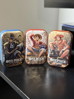 One Piece Tin Pack Set Vol 2 Set of 3 | TS-02 OP-13 | Factory Sealed | Bandai - Image 1