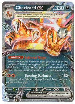 Charizard ex SVP 196 (NM) -Scarlet & Violet Black Star Promo Pokemon TCG - Image 1