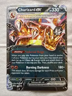 Charizard Ex 196 NM - Black Star Promo - Scarlet & Violet Promos Pokemon TCG - Image 1