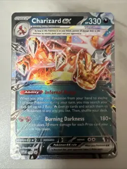 Charizard Ex SVP 196 NM - Black Star Promo - Scarlet & Violet Promos Pokemon TCG - Image 1