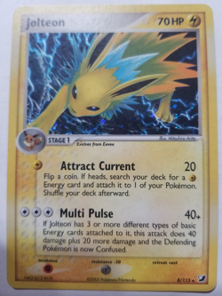 Jolteon 8/115 Unseen Forces Pokemon TCG Holo Lightly Played - Image 1