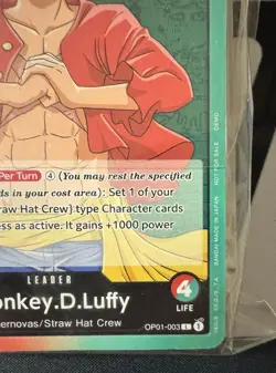2022 Bandai One Piece Monkey.D.Luffy Pre-Errata Alpha Demo Deck, Promo Pack Lot - Image 4