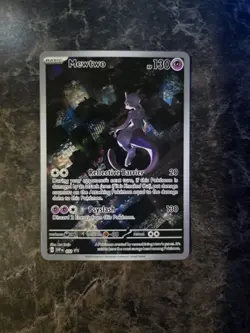 Pokemon TCG Mewtwo SVP 052 Promo Scarlet & Violet Black Star Promo NM Card - Image 1