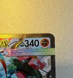 Mega Lucario EX 179/132 Me01: Pokemon Mega Evolution Special Illustration Rare - Image 3