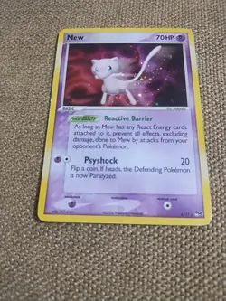2006 Pokemon TCG - Mew 4/17 - POP Series - Holo Rare *Holo Swirl* - Image 1