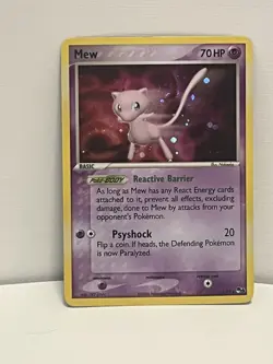 Mew 4/17 POP Series 4 Promo Pokemon TCG Holo Foil Rare - LP Big Swirl - Image 1