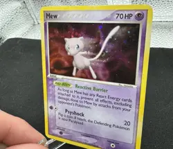 2007 Mew Holo (Swirl) POP Series 4 4/17 Pokemon TCG Promo Vintage HP (Damaged) - Image 3