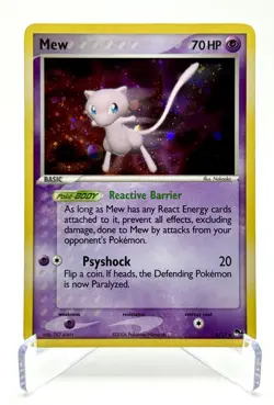 2007 Mew Holo POP Series 4 4/17 Pokemon TCG Promo Vintage - Image 1