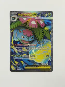 Pokemon TCG Mega Venusaur EX 155/132 Ultra Rare Mega Evolution Holo Near Mint - Image 1