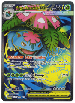 Mega Venusaur ex 155/132 (NM) - Mega Evolution - Ultra Rare Pokemon TCG - Image 1