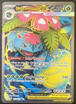 Mega Venusaur EX 155/132 - Ultra Rare - Mega Evolution Base Set - Pokemon TCG - Image 1