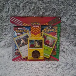 Pokemon TCG: Snorlax, Morpeko & Applin Cards with 2 Booster Packs & Coin 820650809842 - Image 1