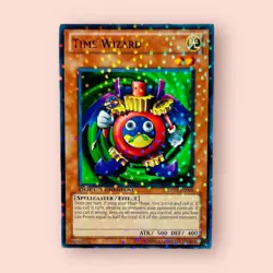 Time Wizard Yugioh Duel Terminal 3 HOLO DT03-EN004 Rare Card - Near Mint - Image 1