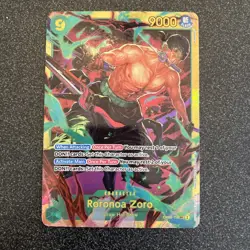 Roronoa Zoro OP06-118 SEC - One Piece TCG - English Card Near-Mint Secret Rare - Image 1