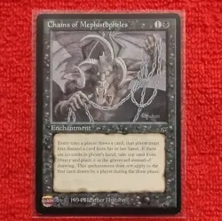 Magic: The Gathering Chains of Mephistopheles Enchantment Legends Rare 1994 - Image 1