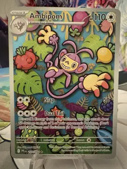 Ambipom 107/094 Me02: Phantasmal Flames Holo Near Mint Pokemon TCG - Image 2