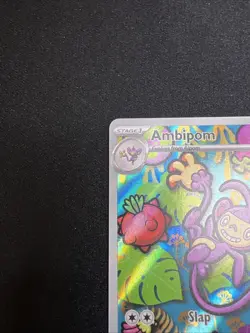 Pokemon TCG Ambipom 107/094 Illustration Rare ME02: Phantasmal Flames Near Mint - Image 3
