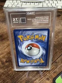 2025 Pokemon Destined Rivals Ethan's Typhlosion Illustration Rare #190 TAG 7.5 - Image 2
