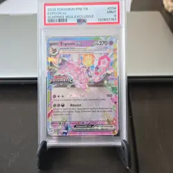Pokemon Espeon ex Prismatic Evolutions Surprise Box Holo PSA 9 034/131 - Image 1